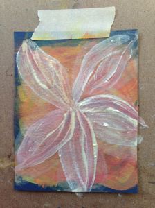 Roughing in the flower