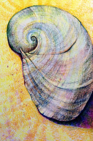 Inktense and colored pencil. 4x6