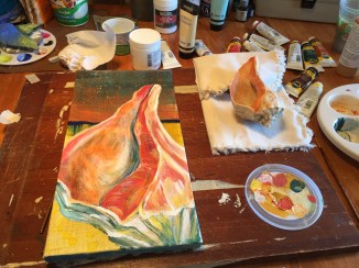 Acrylic Painting in progress