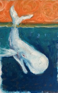 Study 4x6 for painting. The tail is too big!