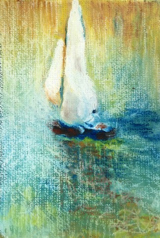 Oil Paint Sticks: 6 x 9 on paper