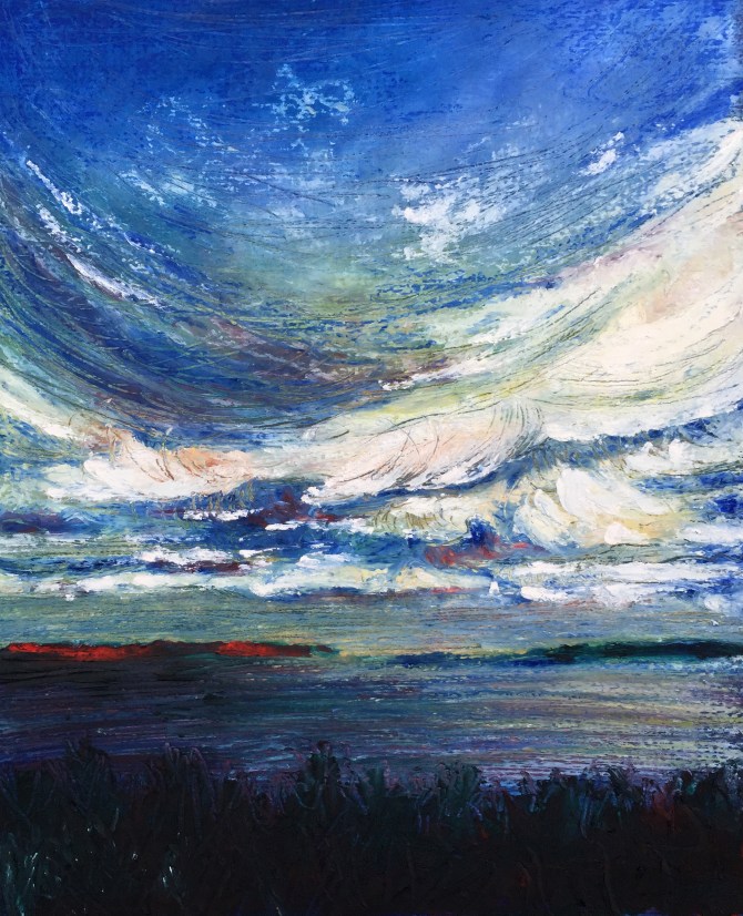 Oil Paint Sticks on Paper