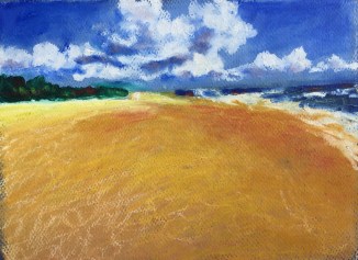 Oil Paint Sticks on paper: 10" x 8"